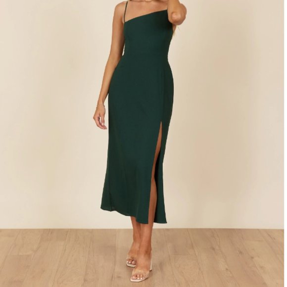 Park & Fifth Hunter Green Lincoln Dress - Picture 1 of 5